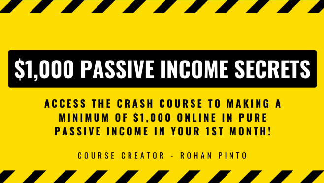 [GET] $1,000 Passive Income Crash Course Download