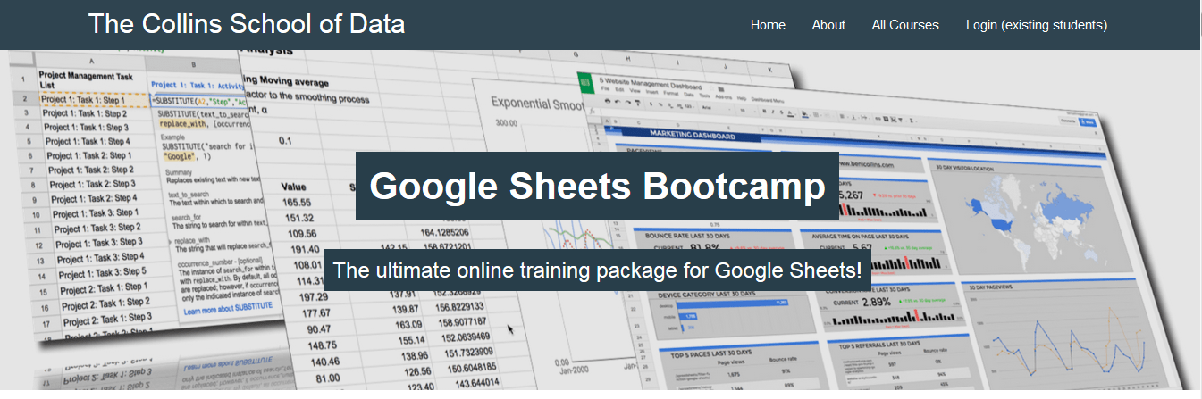 [SUPER HOT SHARE] Ben Collins – Google Sheets Bootcamp Download