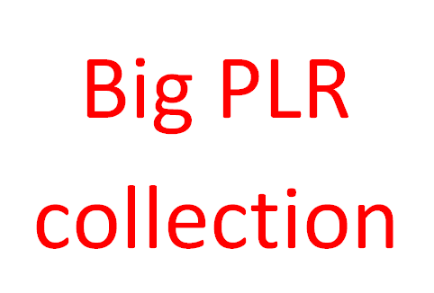 [GET] Big PLR collection Download