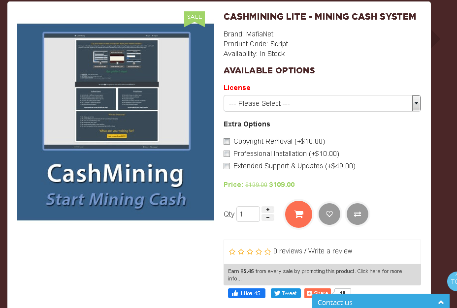 [GET] CASHMINING LITE – MINING CASH SYSTEM ($199.00) Free Download