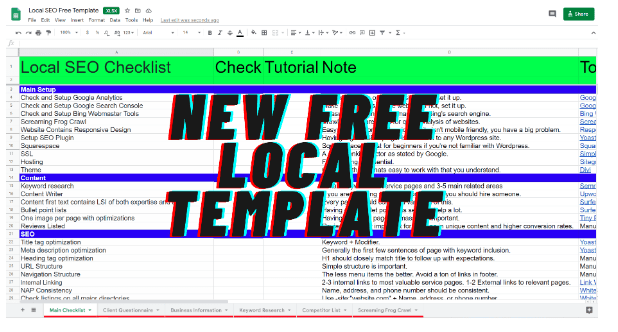 [GET] Chase Reiner – New Free Local SEO Template Free Download
