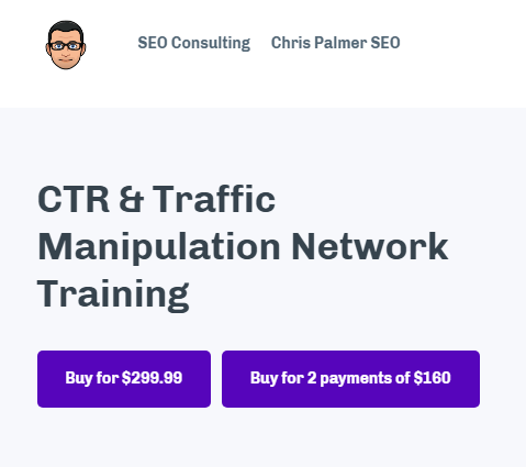 [SUPER HOT SHARE] Chris Palmer – CTR and Traffic Manipulation Network Training Download