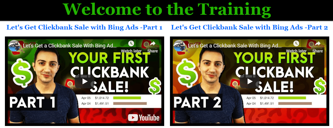 [GET] Clickbank + Bing Ads Training Download