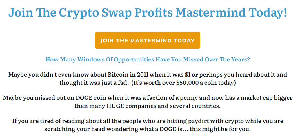 [GET] Crypto Swap Profits Mastermind Free Download