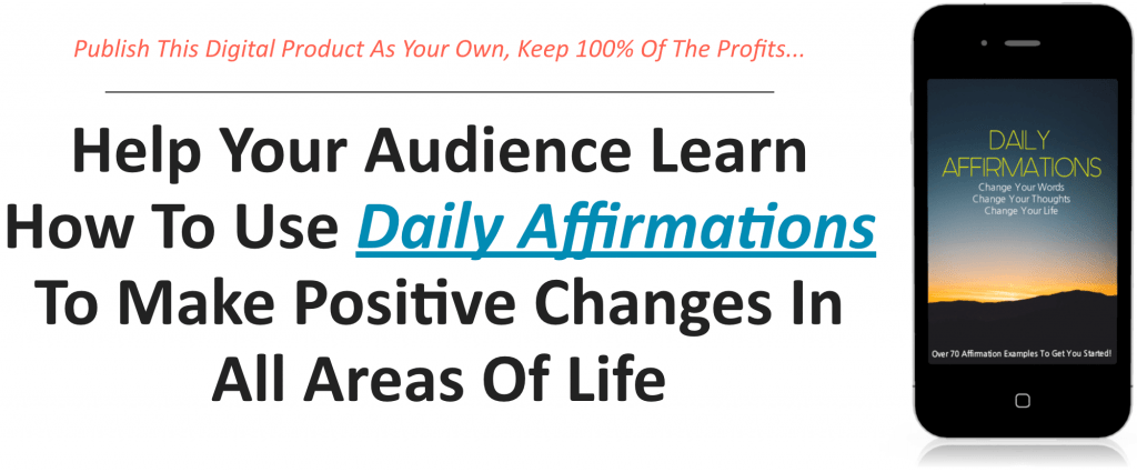 [GET] Daily Affirmations PLR Package Free Download
