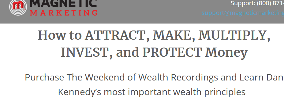 [SUPER HOT SHARE] Dan Kennedy – Weekend of Wealth 2020 + Recession Rebound Download