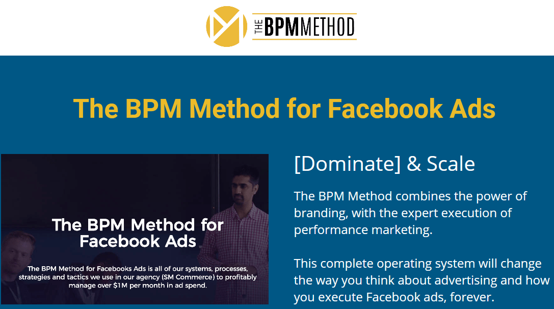[SUPER HOT SHARE] Depesh Mandalia – The BPM Method (Facebook Ads 2020) Download