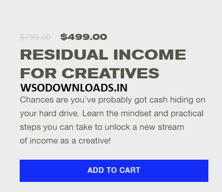 [GET] Ezra Cohen – Masterclass – Residual Income for Creatives Download