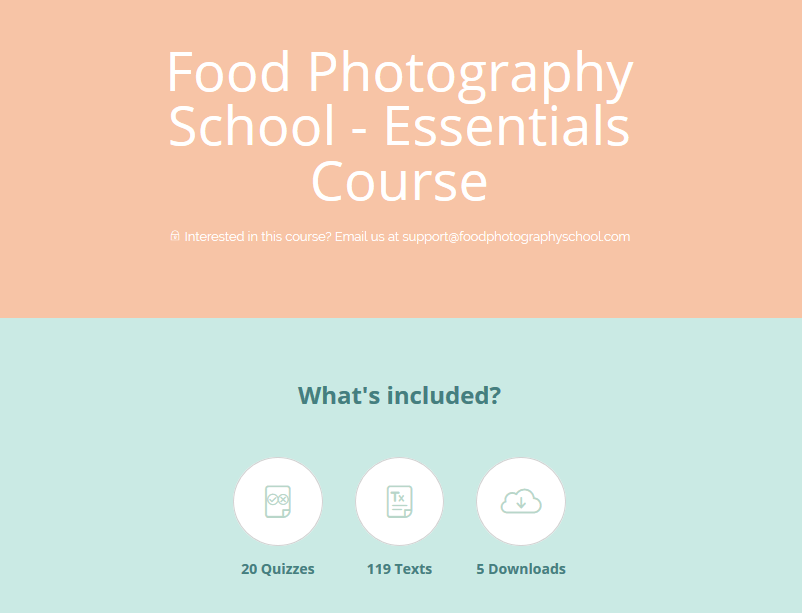[SUPER HOT SHARE] Food Photography School – Essentials Course + Bonus Phone Course Download