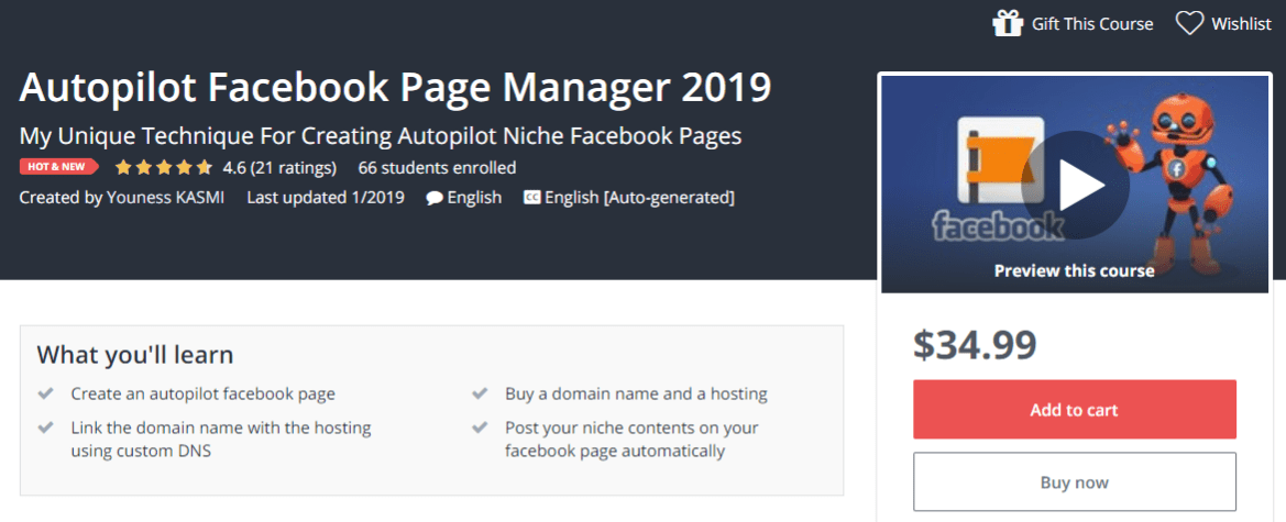 [GET] Autopilot Facebook Page Manager 2019