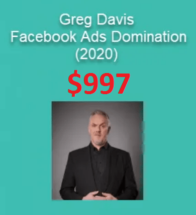 [SUPER HOT SHARE] Greg Davis – Facebook Ads Domination (2020) UPDATE Download