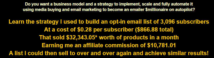 [GET] [STEP-BY-STEP METHOD] How to be an eMailer $Millionaire on Autopilot in 5 Steps Blueprint Update Free Download
