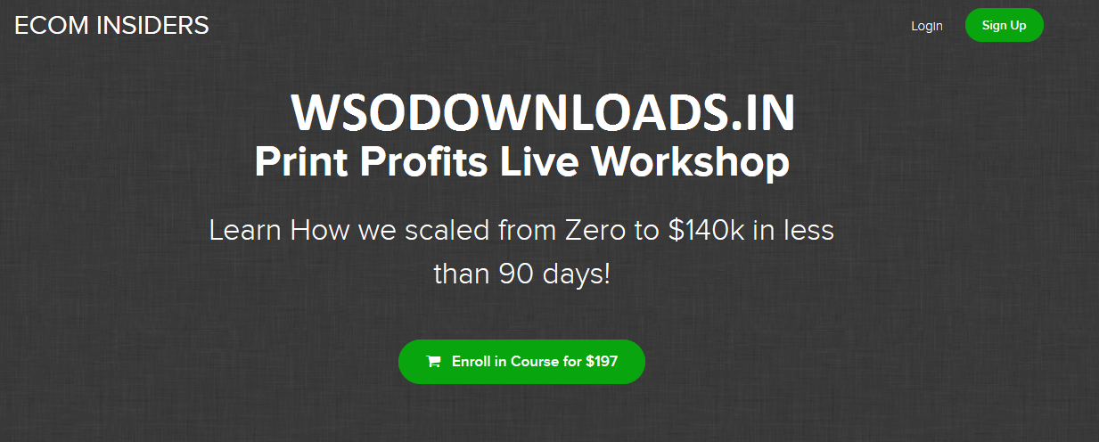 [GET] James Beattie – Print Profits Live Workshop (Scaled From Zero to $140k In Less Than 90 Days) Download
