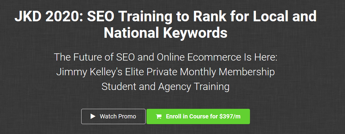 [SUPER HOT SHARE] JKD 2020 SEO Training to Rank for Local and National Keywords [November 2019] Download