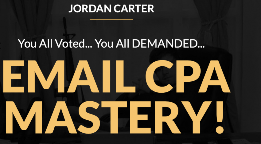 [SUPER HOT SHARE] Jordan Carter – Email CPA Mastery Download
