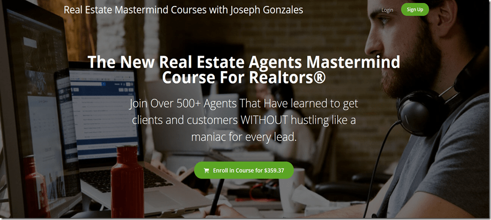 [SUPER HOT SHARE] Joseph Gonzales – The New Real Estate Agents Mastermind Course For Realtors Download
