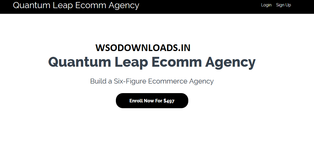 [SUPER HOT SHARE] Kai Bax Quantum Leap Ecomm Agency Download