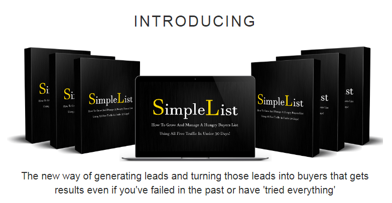 [GET] Simple List – Without Having To Create Or Sell Anything Free Download