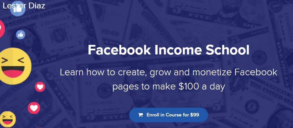 [SUPER HOT SHARE] Lester Diaz – Facebook Income School Download