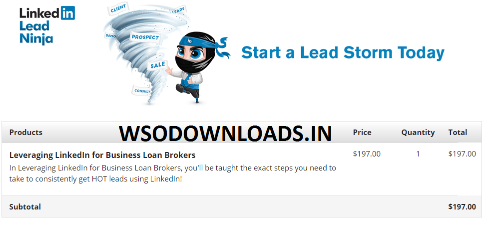 [GET] Linkedin Lead Ninja – Leveraging LinkedIn for Business Loan Brokers Download