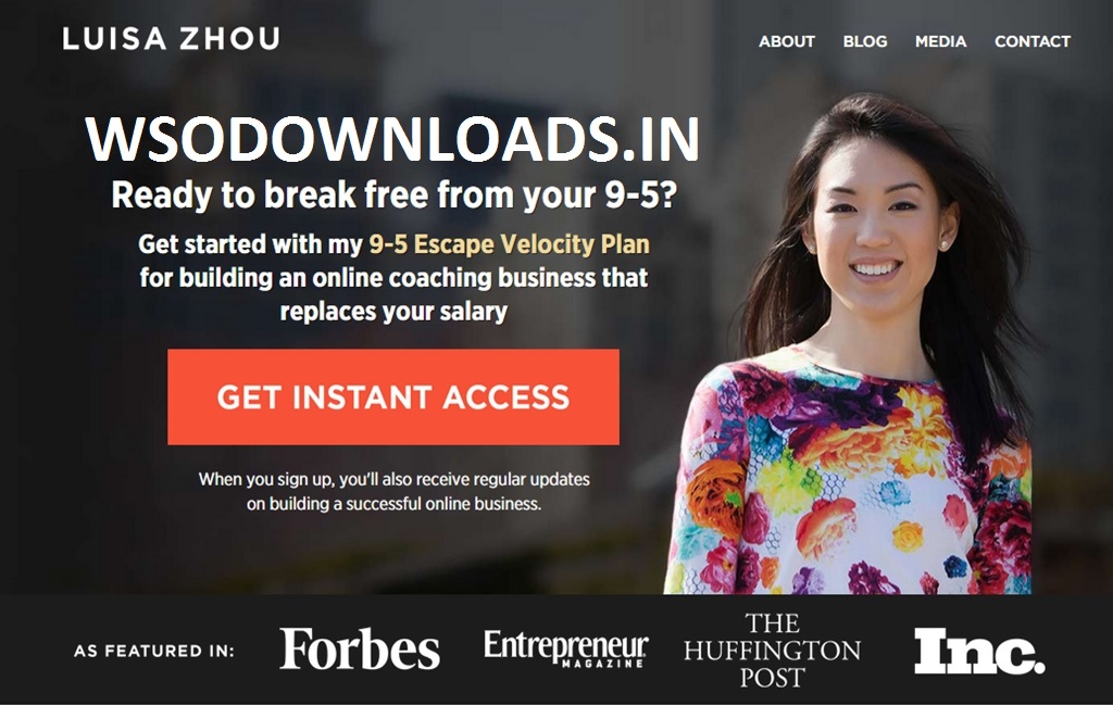 [SUPER HOT SHARE] Luisa Zhou – Employee to Entrepreneur Live 2.0 Download