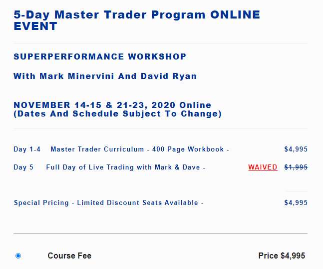 [SUPER HOT SHARE] Mark Minervini – 5-Day Master Trader Program ONLINE EVENT Download