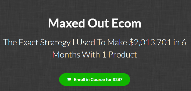 [SUPER HOT SHARE] Max Aukshunas – Maxed Out eCom Download