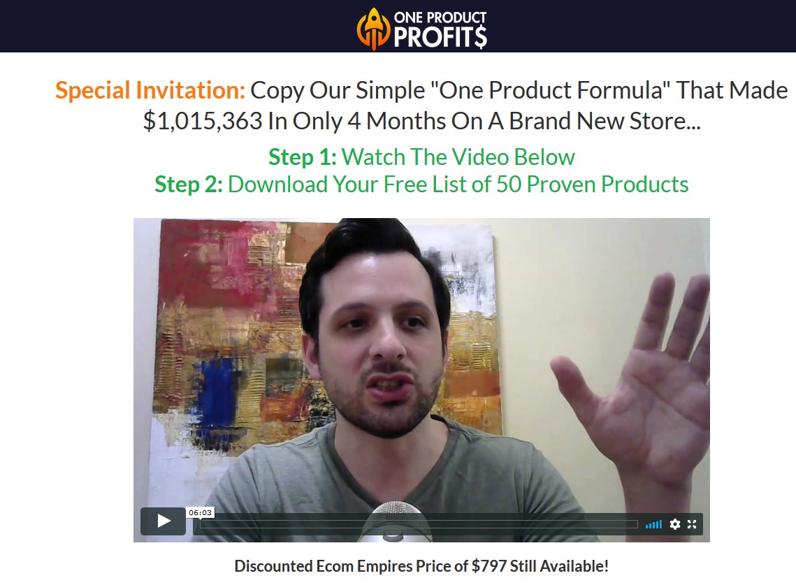 [SUPER HOT SHARE] Nick Peroni – One Product Profits Download