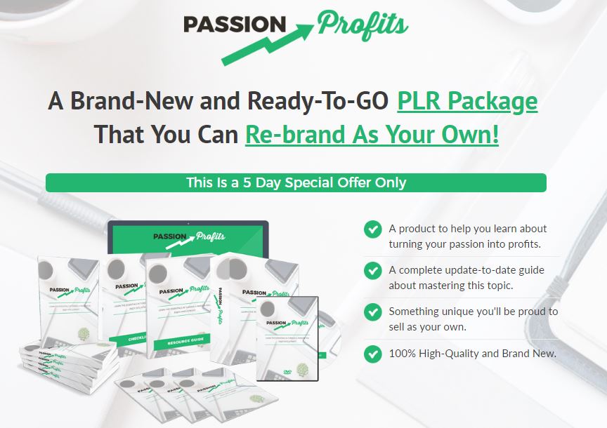 [GET] PLR – Passion Profit Download