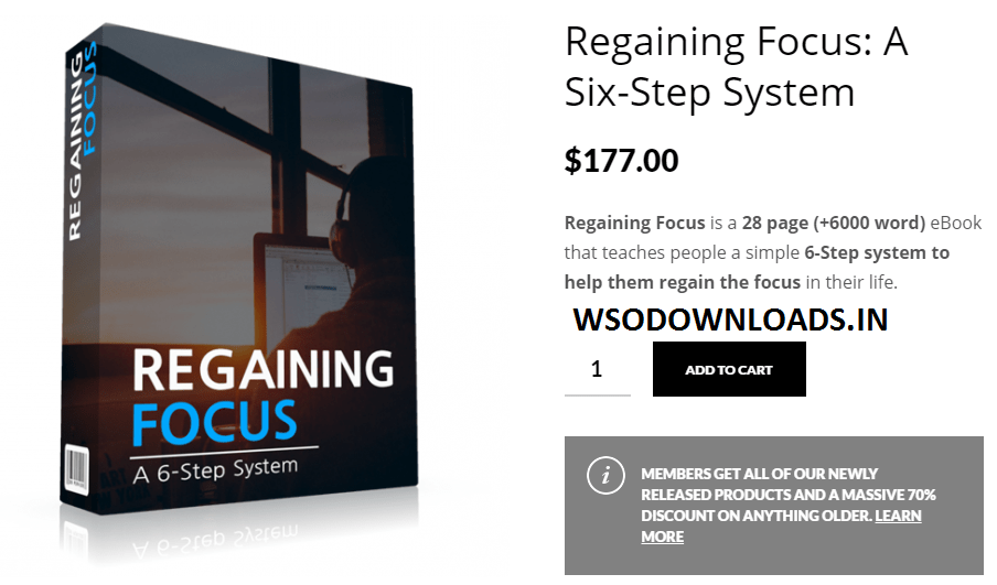 [GET] Regaining Focus – A Six-Step System Download