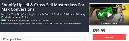 [GET] Shopify Upsell & Cross-Sell Masterclass For Max Conversions Download