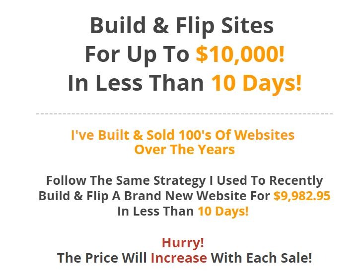 [GET] Smart Site-Flipper – Build and Flip Sites For Up To $10,000! In Less Than 10 Days!