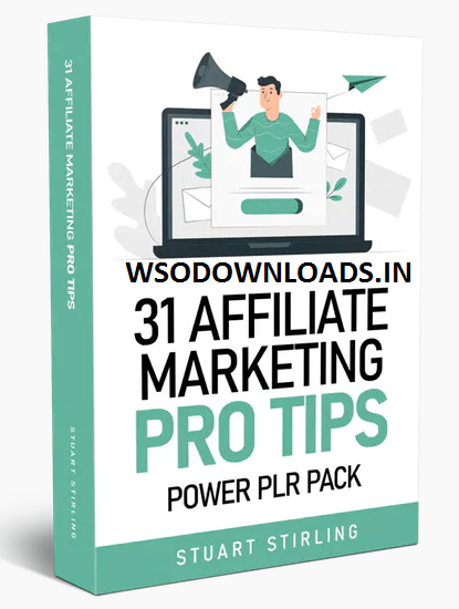 [GET] Stuart Stir – 31 Affiliate Marketing PRO Tips (Power PLR Pack) Download
