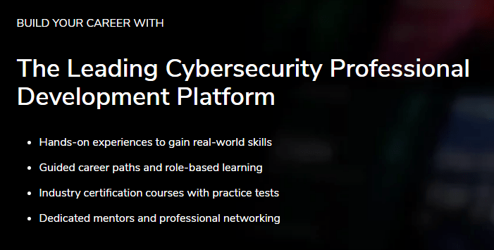 [GET] The Leading Cybersecurity Professional Development Platform Free Download