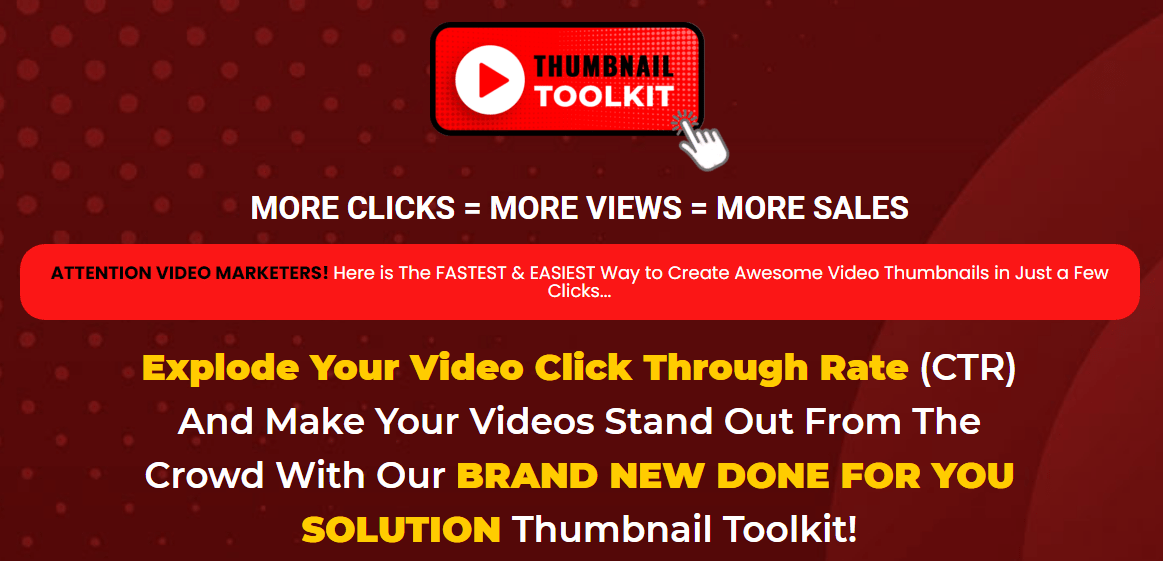 [GET] Thumbnail Toolkit – More Clicks = More Views = More Sales Free Download