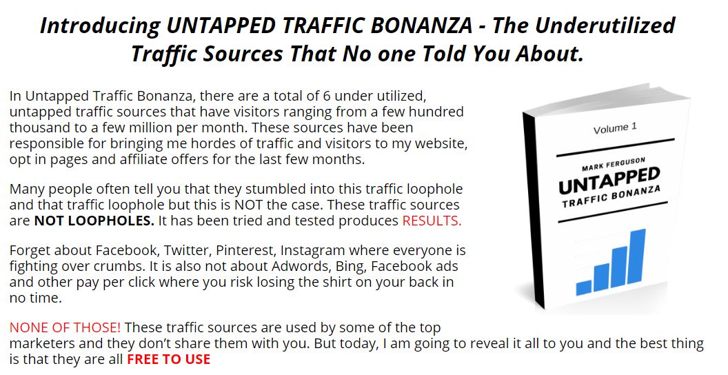 Untapped Traffic Bonanza (Volume 1) by Mark Ferguson