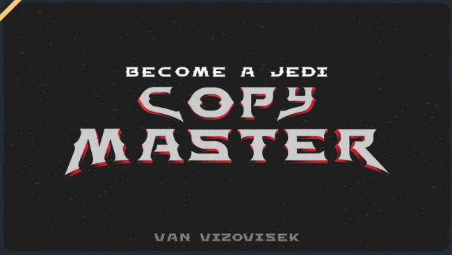 [SUPER HOT SHARE] Van Vizovisek – Become a Jedi Copy Master Download