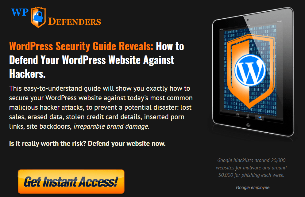 [GET] WPDefenders – Ultimate WordPress Security Manual 2019 Download