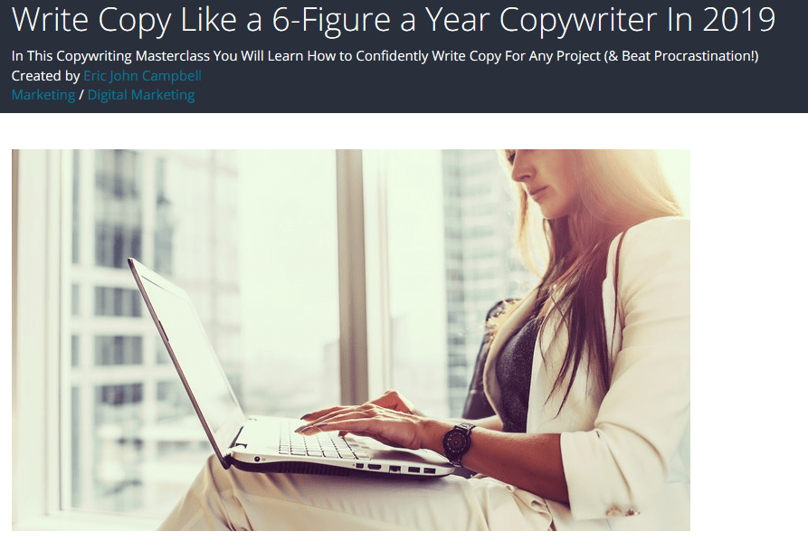 [GET] Write Copy Like a 6-Figure a Year Copywriter In 2019 Download