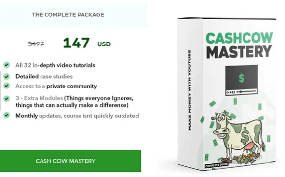 [GET] YouTube – CashCow MASTERY (Full Course) Free Download