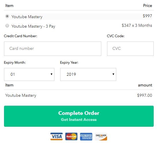 [SUPER HOT SHARE] YouTube Mastery 2019 $997 – Learn How To Make $60,000+ Per Month With YouTube