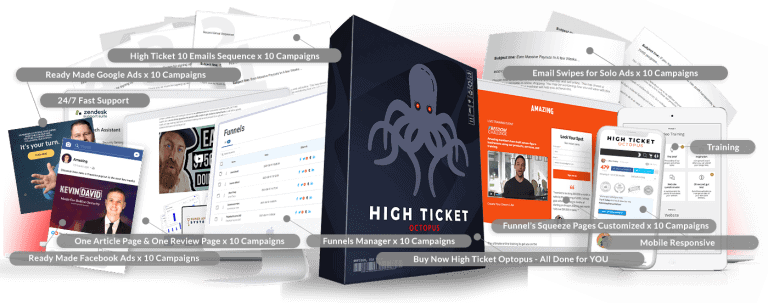Ariel Sanders – High Ticket Octopus + OTOs Free Download