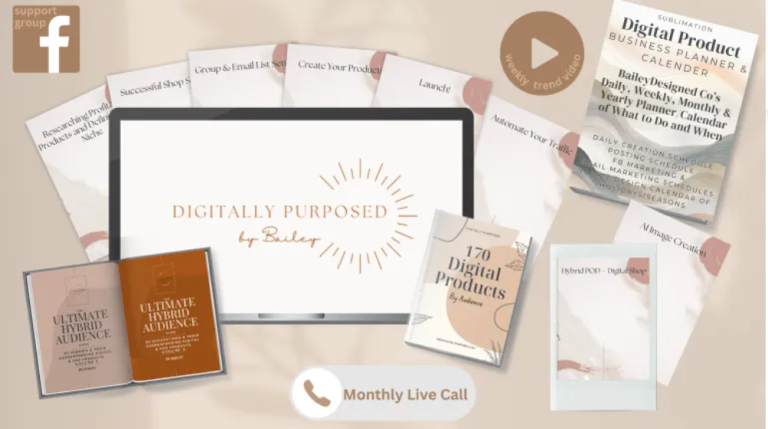 Bailey – Digitally Purposed-How to Build a Digital Product Business on Etsy Download