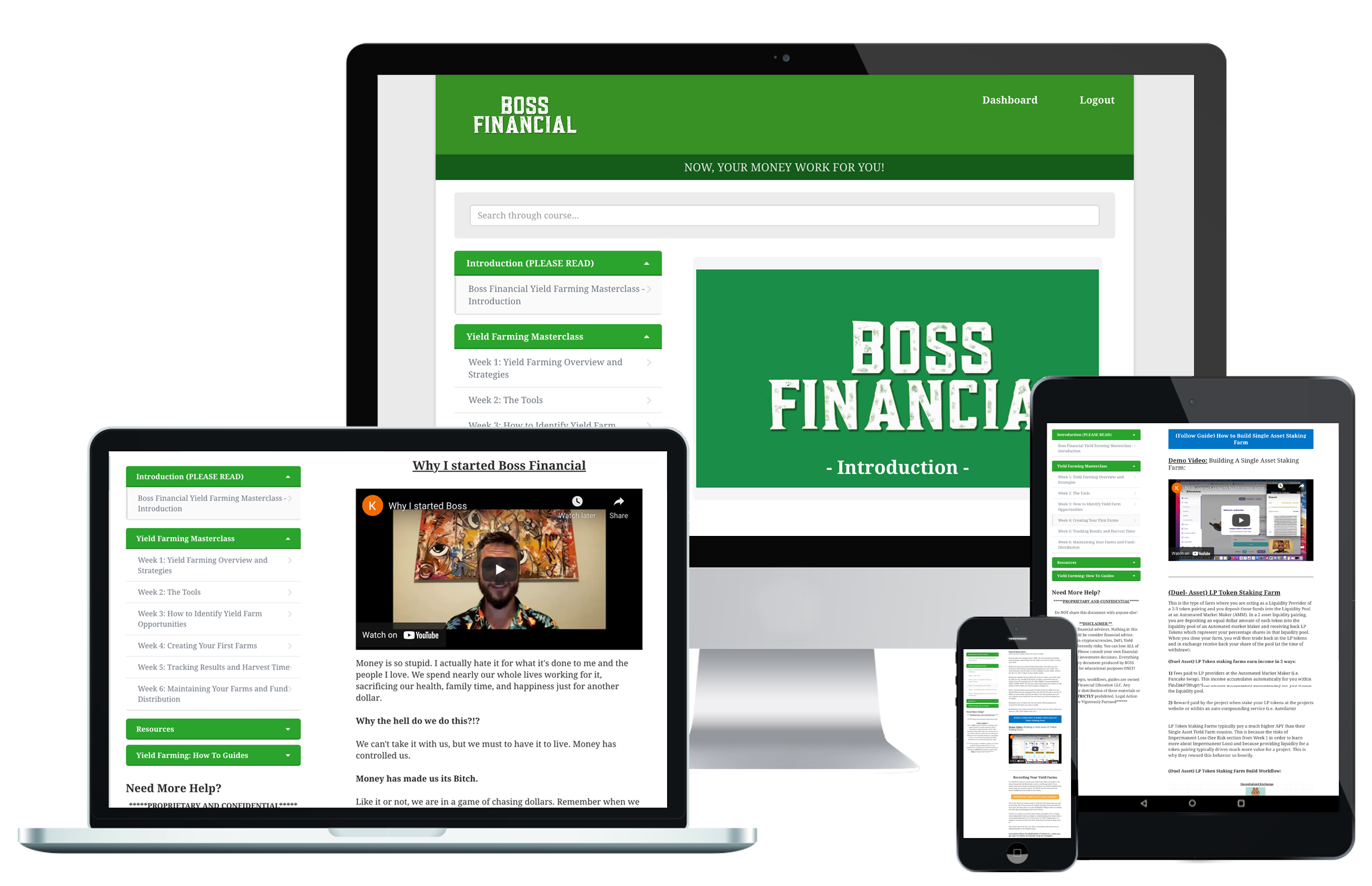 Boss Financial – Yield Farming MasterClass Course 2022 Download