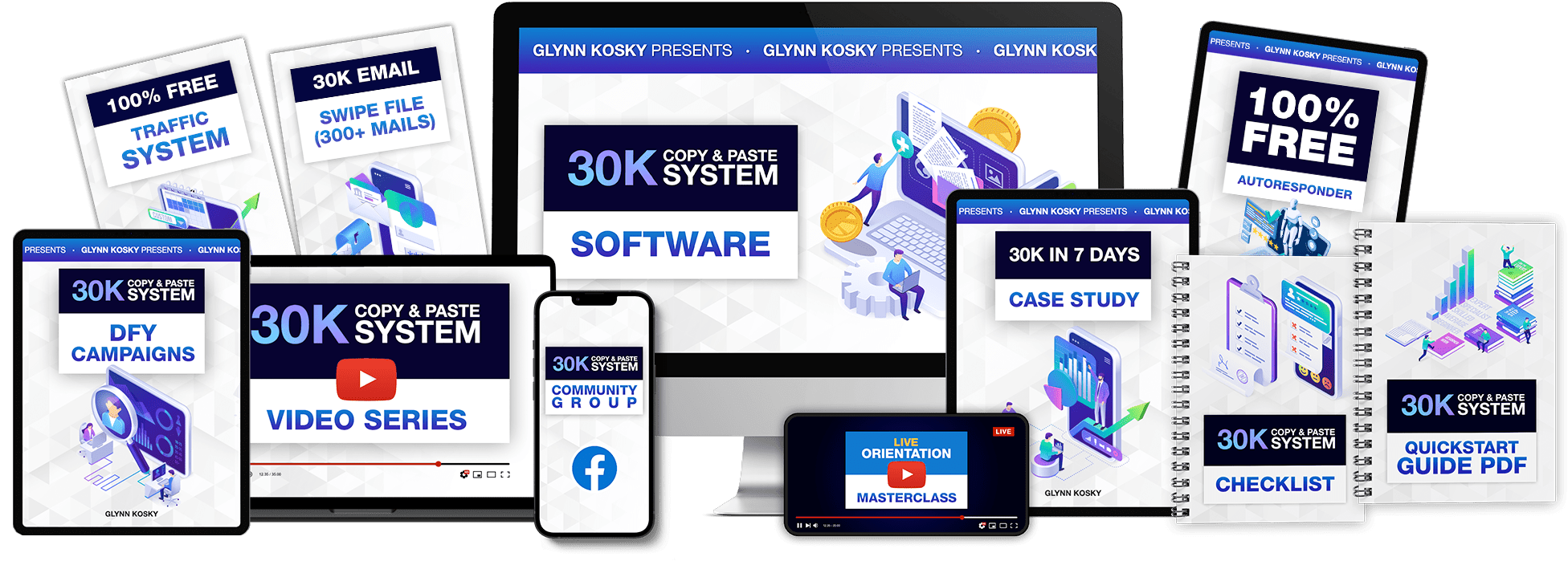Glynn Kosky – 30K Copy &amp; Paste System Free Download