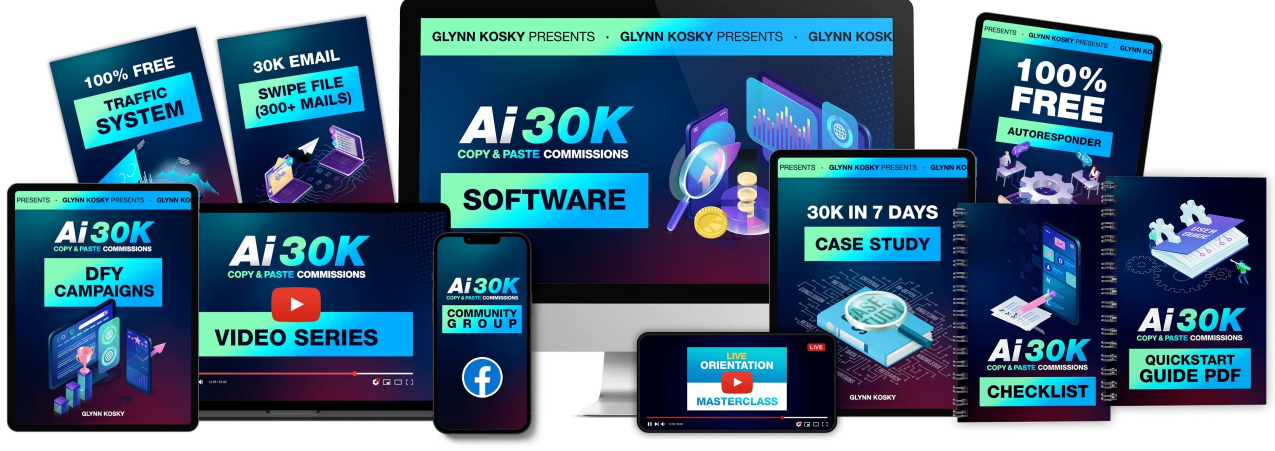 Glynn Kosky – Ai 30k Copy &amp; Paste + OTOs Free Download
