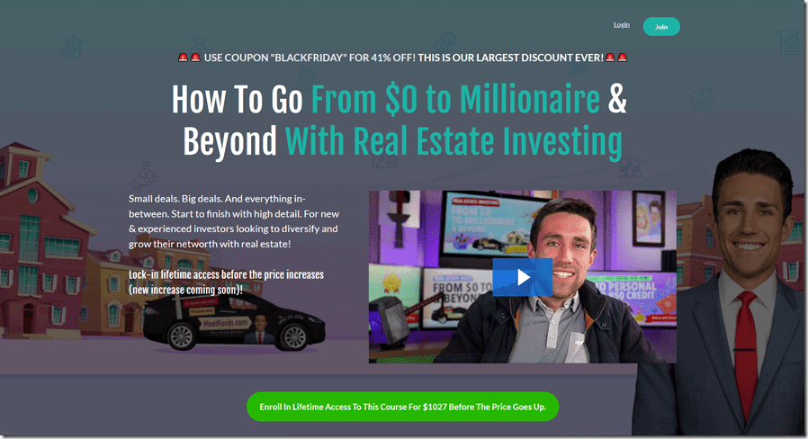 Meet Kevin – Real Estate Investing From $0 to Millionaire &amp; Beyond Download