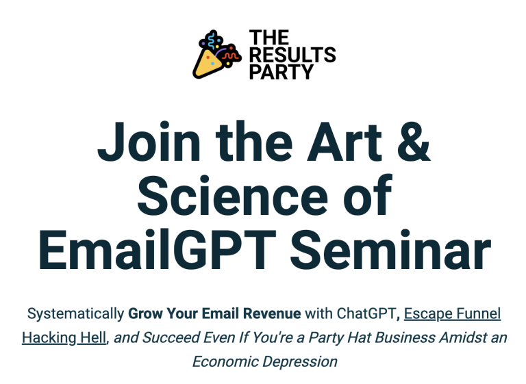 Mike Becker – Art &amp; Science of EmailGPT Seminar Download