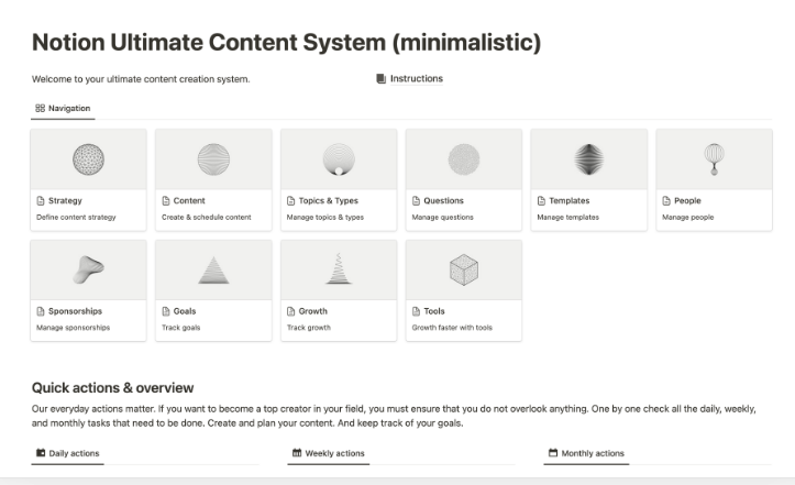 NotionWay – Notion Ultimate Content System (aesthethic) & (minimalistic) Download