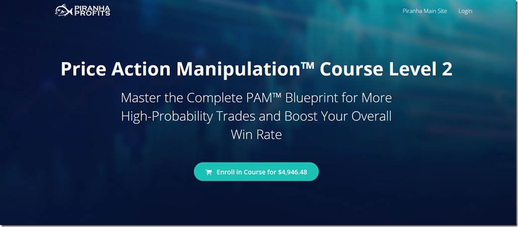 Piranha Profits – Price Action Manipulation Course Level 2 Download